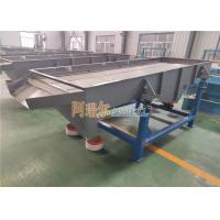 China 900*3000mm Single Deck Rectangular Linear Vibrating Screen For Sifting PVC Granules for sale