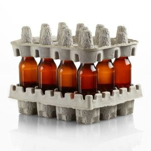 Buy cheap Wine Glass Bottle Moulded Pulp Packaging Molded Pulp Trays ISO14001 from wholesalers