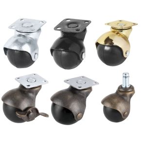 Buy cheap 19-24mm TPR Plastic Soft Casters Wheels 144Lbs Load Capacity from wholesalers