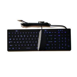 106 Key Washable 800DPI PS2 cable Rubber Keyboard Mouse