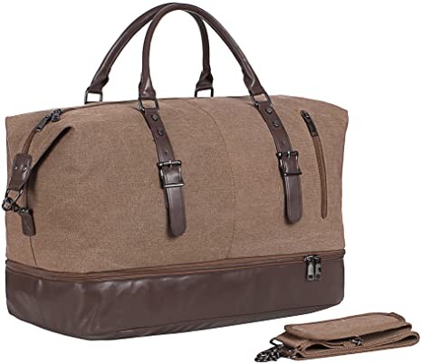 Buy cheap Canvas Waterproof Weekender Bag Overnight Totes Rolling Duffel Bag from wholesalers