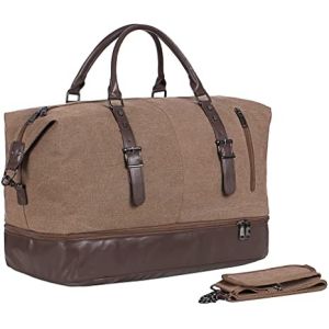 Buy cheap Canvas Waterproof Weekender Bag Overnight Totes Rolling Duffel Bag from wholesalers