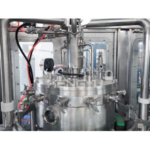 Automatic Rotary Carbonated Drink Can Liquid Filling Machine / Filmatic Filling