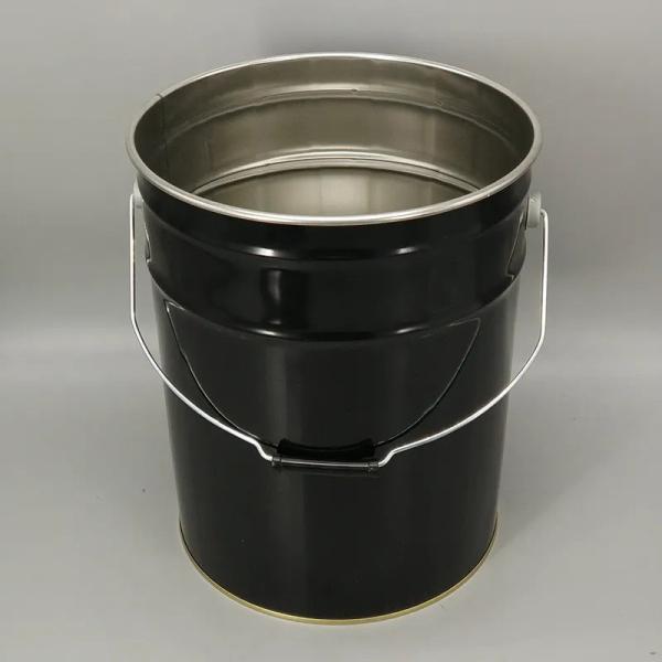Quality Rust Resistant Metal Paint Bucket Tinplate Pails With Handle for sale