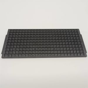 ISO 9001 Plastic Black Matrix Trays Eco Friendly For IC Component