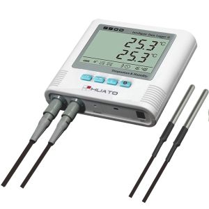 Buy cheap Dual Temperature Humidity Data Logger With Alarm Function High Accuracy from wholesalers