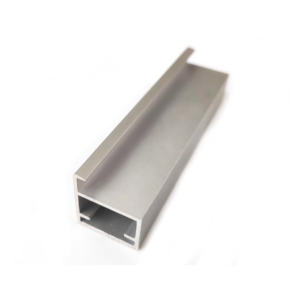 Quality Smooth Aluminium Door Profiles for Glass Door Silver Anodized High Hardness Of Paint Film for sale