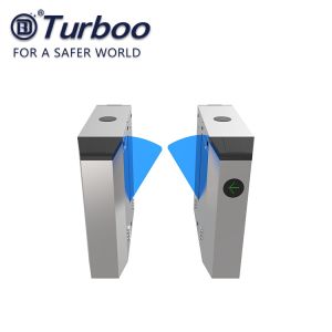 Buy cheap Fast Pass Security Turnstile Mechanism Flap Barrier Gate DC Brush Double Wing from wholesalers