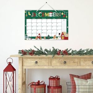 Spiral Bound Custom Wall Calendar With Holiday / Seasonal Theme And Full Color