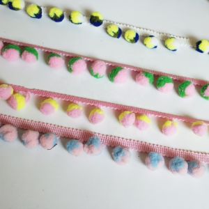 Buy cheap 20KJ35 SGS 1.3cm Ball Pillow Polyester Pom Pom Trim from wholesalers