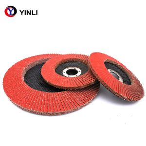 Buy cheap T27 Pulidora Ceramic Abrasive Flap Disc 125mm For Metal Polishing product
