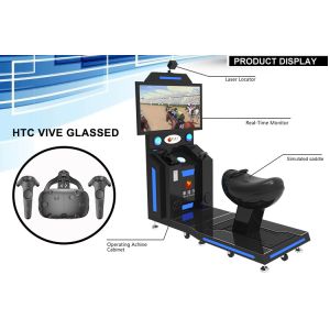 195KG VR HTC Vive Dynamic 9D Simulator VR Horse Riding With 42 Inch Screen