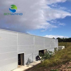 Buy cheap Steel Structure Warehouse with Sandwich Panel Roofing and CZ Purlin from wholesalers