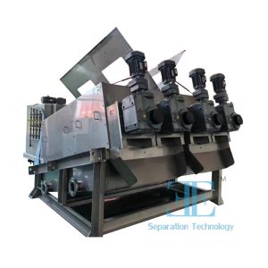Screw Press Dewatering Machine for Sewage Sludge Treatment
