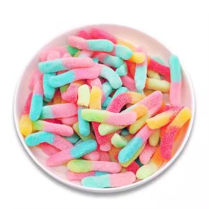 Buy cheap OEM Custom Fruit Soft Candy Gummy Bear Bulk Gummy Worms Multi Colored from wholesalers