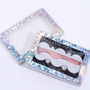 Buy cheap Holographic Silver Mylar Paper Printed Rigid Box With Window from wholesalers