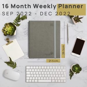 100GSM 12 Month Academic Planner 2023 Spiral Bound
