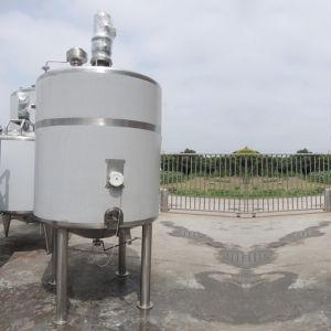 Buy cheap Automatic Spraying Cleaning 3000l Jacketed Stainless Steel Tank For Zymogen Making from wholesalers