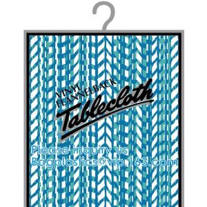 PEVA Flannel backed Tablecloth flow-casting film Odorless and Environmentally