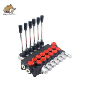 Buy cheap 80 Liters 6p80 Hydraulic Manual Spool Monoblock Valves Cast Iron from wholesalers