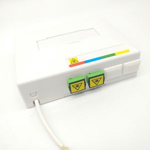 Buy cheap 2 Ports Fiber Optic Terminal Box 10 FTTH Access Indoor Fiber Termination Box from wholesalers