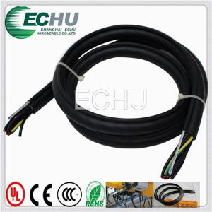 Buy cheap ECHU Flexible traveling Cable Pendant Cable RVV(1G)/RVV(2G) 16G1.5 with black color from wholesalers
