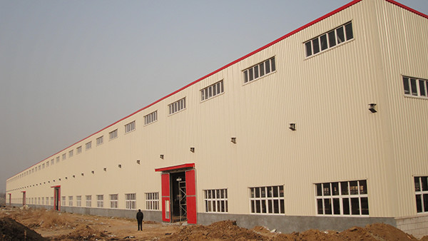 Customized Painted Steel Structure Warehouse Hot Galvanized