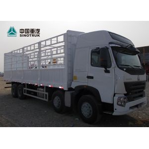 Buy cheap A7 Heavy Cargo Truck / Howo Tractor Truck ST16 Drive Axle With 800mm Fence from wholesalers