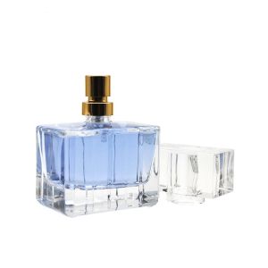 Buy cheap 100ml Empty Glass Perfume Bottles With Aluminum Sprayer Cap Eco Friendly product