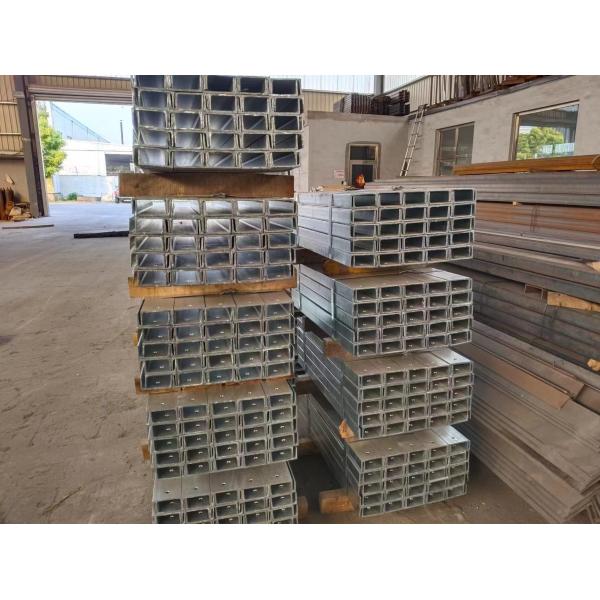 Quality Punching Hot Rolled Galvanised Steel C Section Purlins Longitudinal for sale