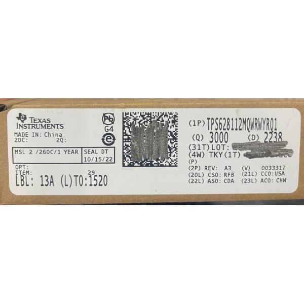 Buy cheap TPS628112MQWRWYRQ1 SMT Chip VQFN9 SMD from wholesalers