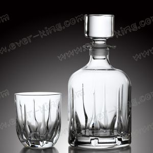 Buy cheap ISO9001 750ml Clear Embossing Whiskey Empty Bottle from wholesalers