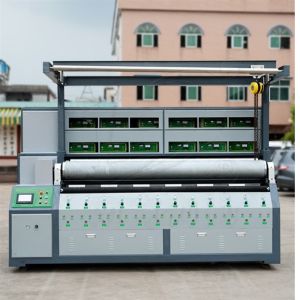 Buy cheap Durable PLC Industrial Quilting Machines , 220V Plastic Sheet Embossing Machine from wholesalers