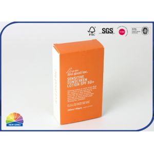 Buy cheap CMYK Printed Assembled Foldable Paper Boxes Shampoo Cream Packaging from wholesalers