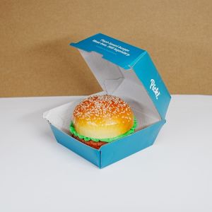 Buy cheap Fast Food Burger Box Packaging With Custom Folders Biodegradable Customization from wholesalers
