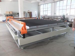 PLC Control Semi Automated Cutting Glass Machine 3660x2440mm,Glass Cutting