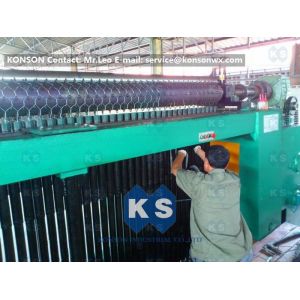 Buy cheap Double Rack Drive Gabion Machine / Hexagonal Wire Mesh Machine from wholesalers