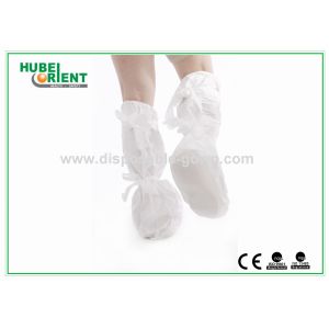 80g/m2 PP CPE Disposable Boot Covers With PVC Sole