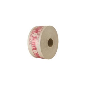 BSCI Custom Fragile Printed Gummed Brown Kraft Paper Adhesive Tape For Packaging