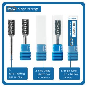 High Quality 6mm 1/4 Rotary Files Bits Electric Burr Grinder Diamond Cutters