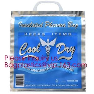 China Aluminum Foil Insulated Cooler Bags Waterproof Folding Thermal Lunch Bag,Zip-Lock Grocery Handle Thermal Insulation Cool on sale