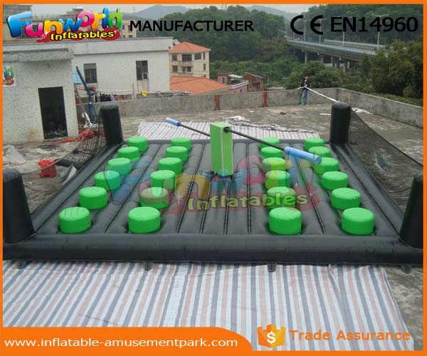 Buy cheap 0.55 MM PVC Tarpaulin Eliminator Inflatable Meltdown Wipeout Inflatable Wipeout from wholesalers