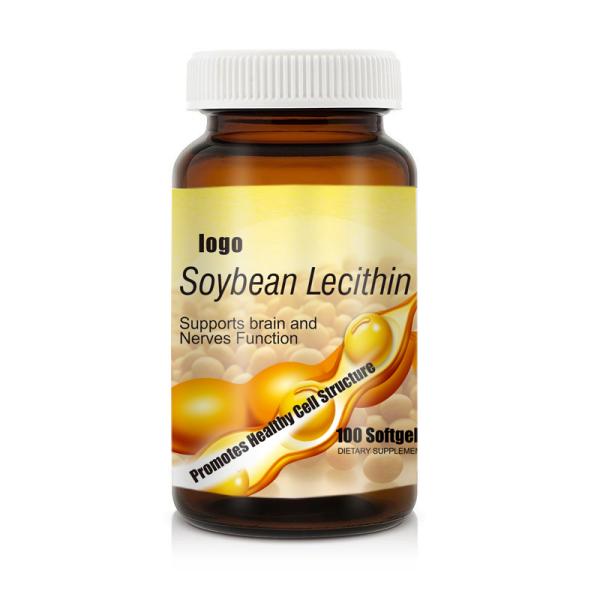 OEM/ODM factory supply healthcare Soybean Lecithin softgels 1200mg for daily supplement