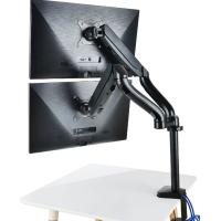 China OEM LCD Monitor Lift , Telescopic Multi - Function Alloy Dual-Screen Display Computer Stand Rotary Lifting Bracket for sale