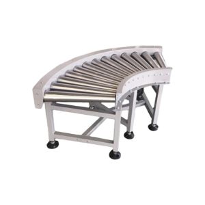Aluminum Roller Conveyor With A Diameter Of 76mm Is Used For Horizontal