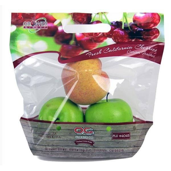 vegetable and fruit packing zipper zip lock slider bag, Green grapes packaging bag with slider/Grapes packing bag/Plasti