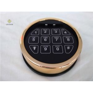 Buy cheap Auto Control Home Security Keypad Brass Plated Finish Prevent Manipulation Open from wholesalers