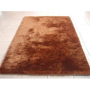 Buy cheap Shiny Soft Polyester Silk Plain Shaggy Carpet and Rug from wholesalers