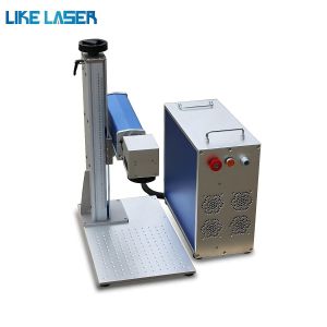 Computer Control Portable Model Fiber Laser Marking Machine for Mask Pattern
