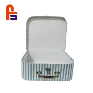 Buy cheap Customized Mini Hot Stamping Surface Finishing Cardboard Suitcase Box from wholesalers